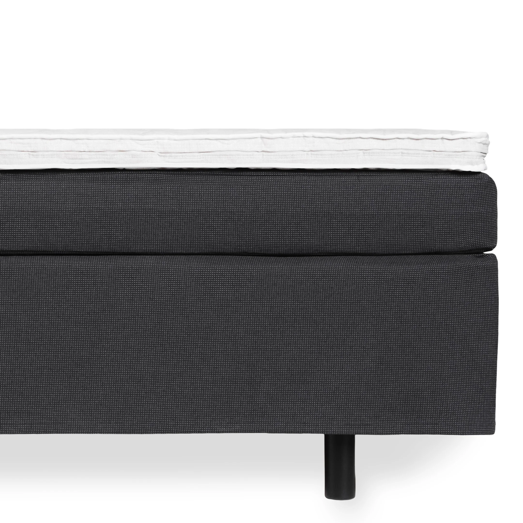 Continental hotel bed bundle 160x210 cm | dark grey - Image 4