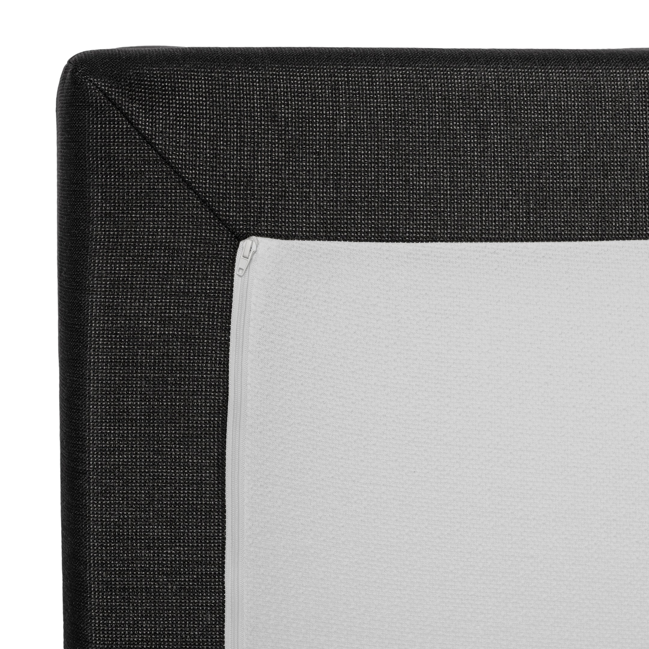 Hotel continental bed 140x200 cm | dark grey - Image 10