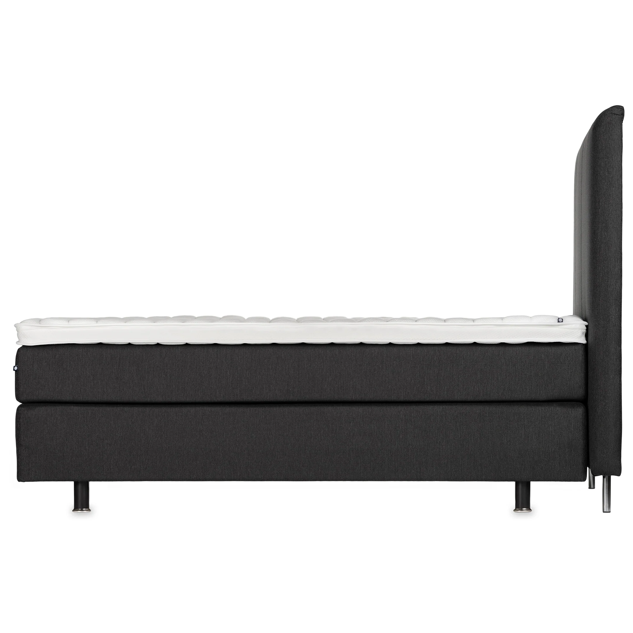 Hotel continental bed 140x200 cm | dark grey - Image 9