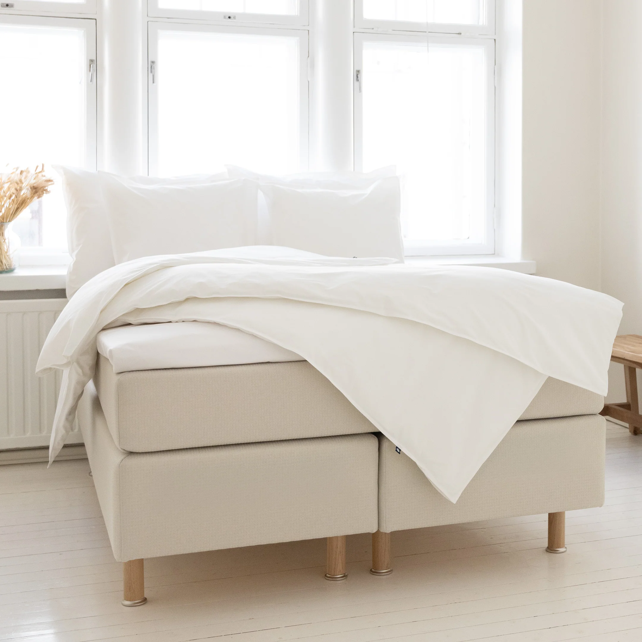 Hotel continental bed 140x200 cm | putty - Image 3