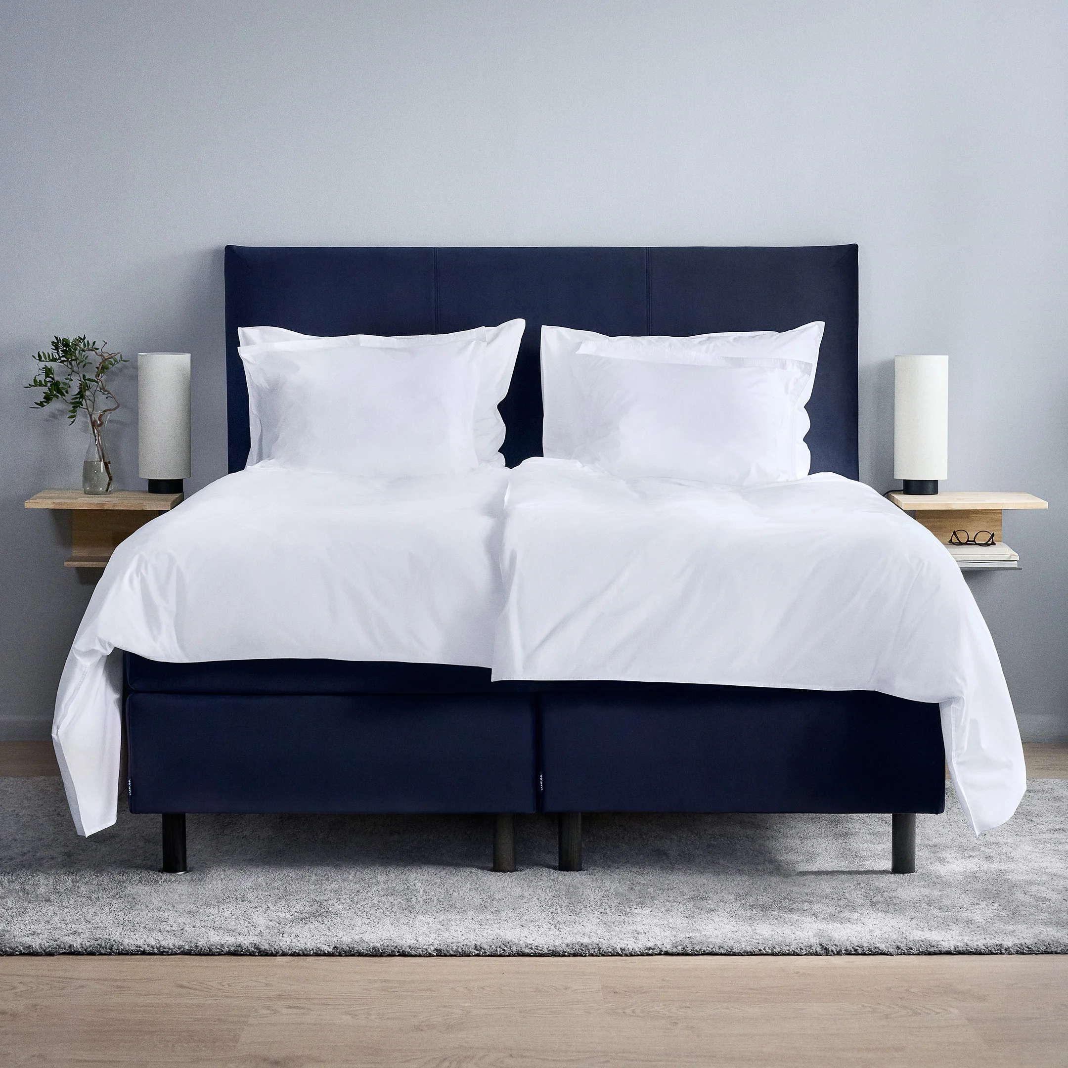 Hotel continental bed bundle 180x200 cm | dark blue | 60 years Anniversary Collection - Image 3