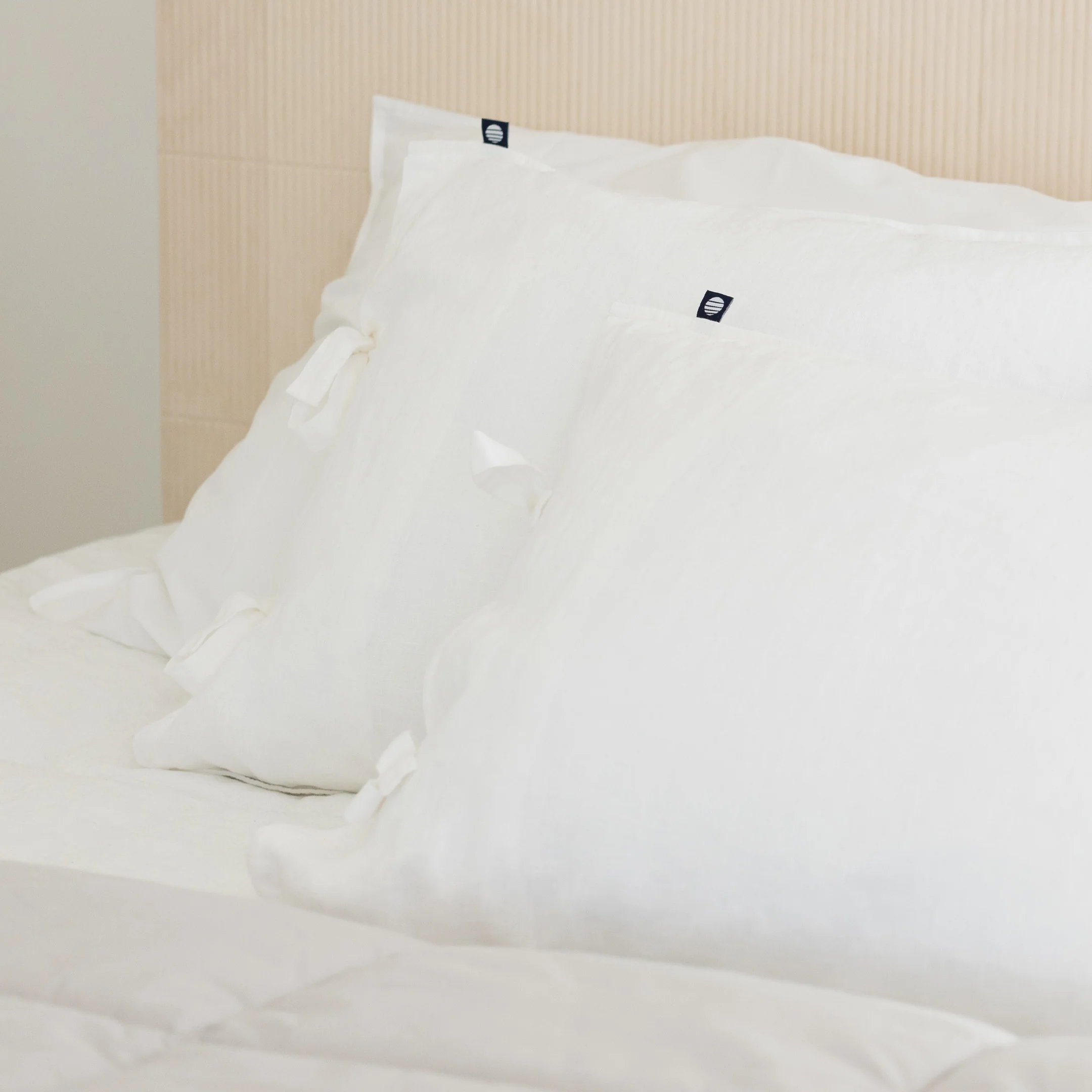 Linen duvet cover set | white - Image 3