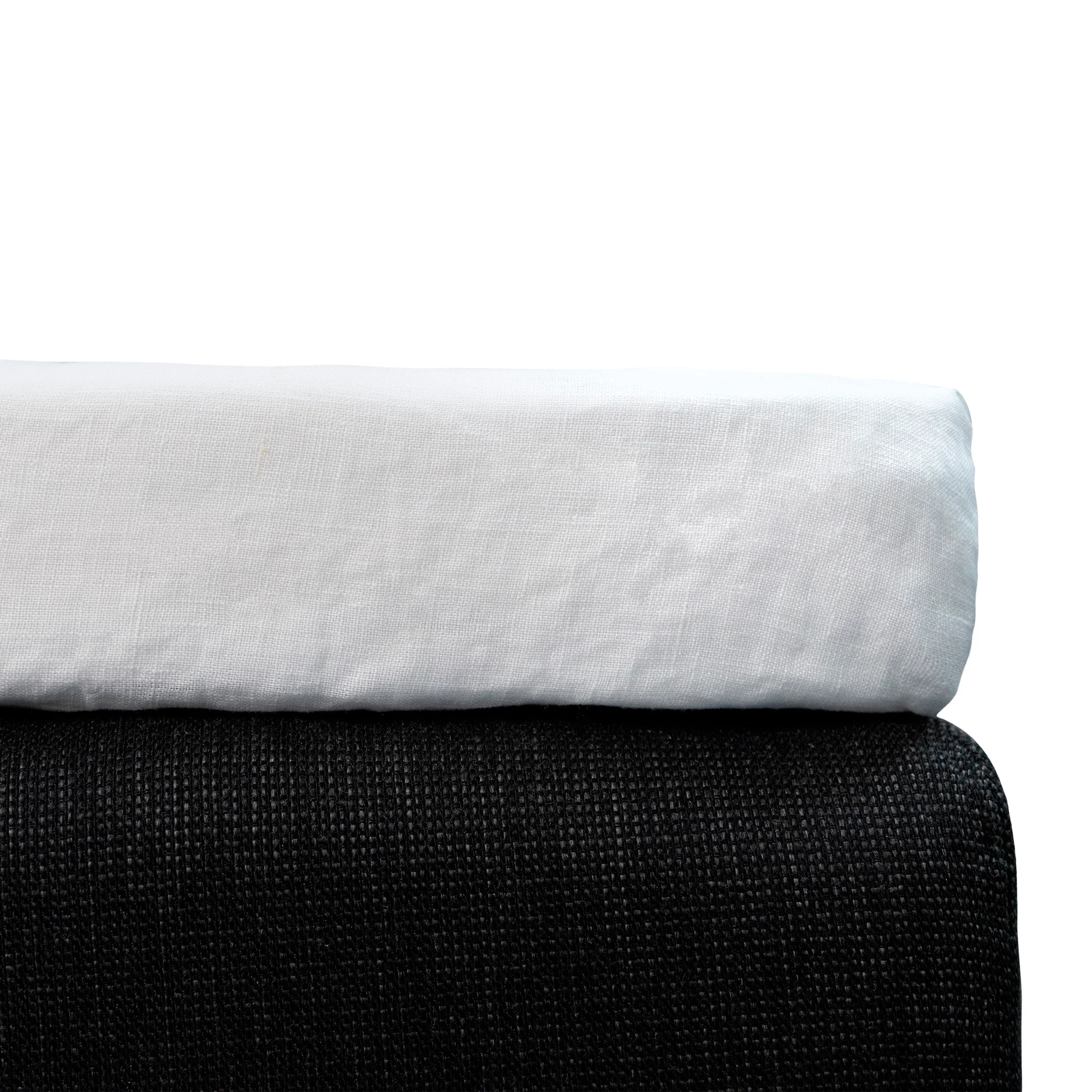 Linen flat sheet 150x270 cm | white - Image 4
