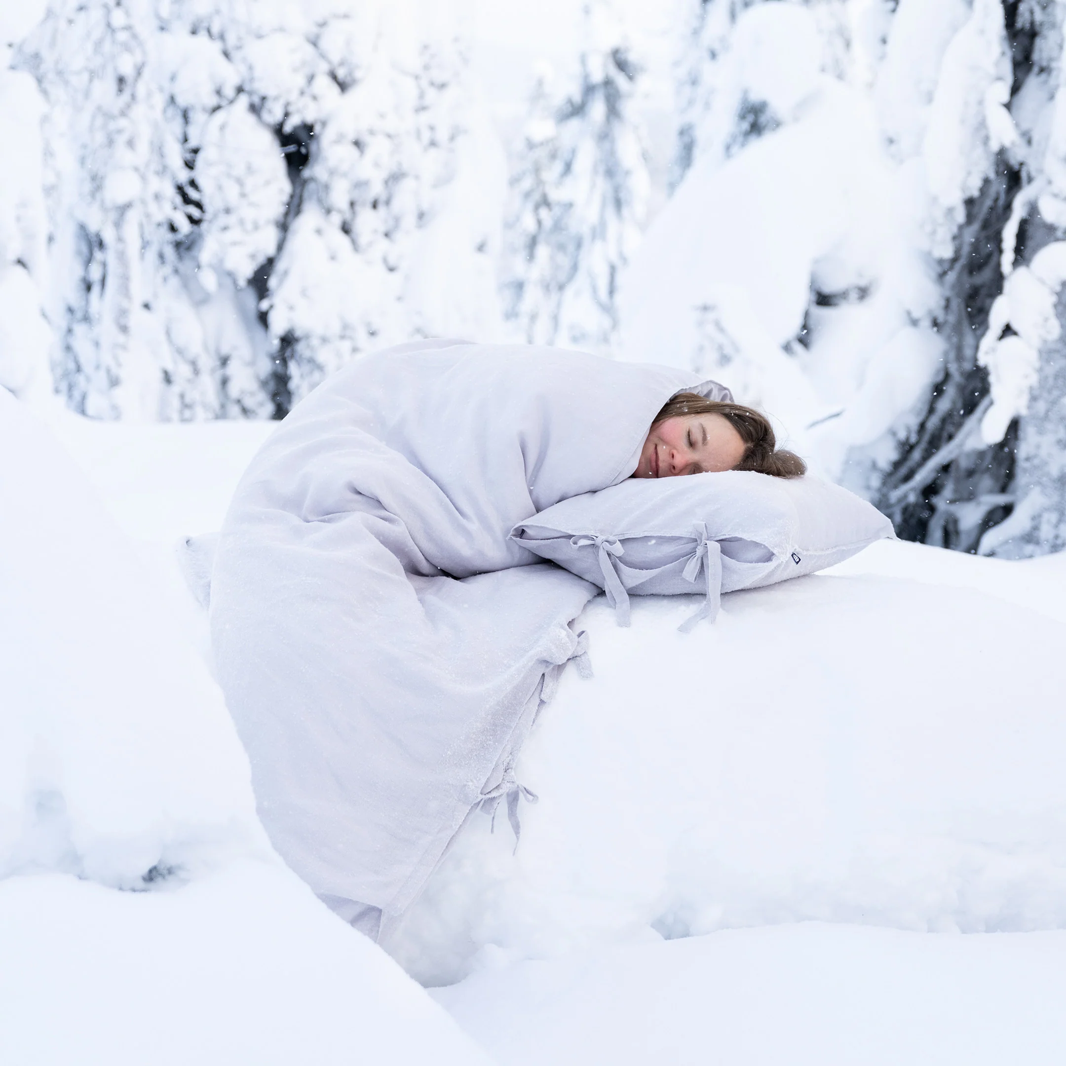 Linen pillowcase | ice - Image 4
