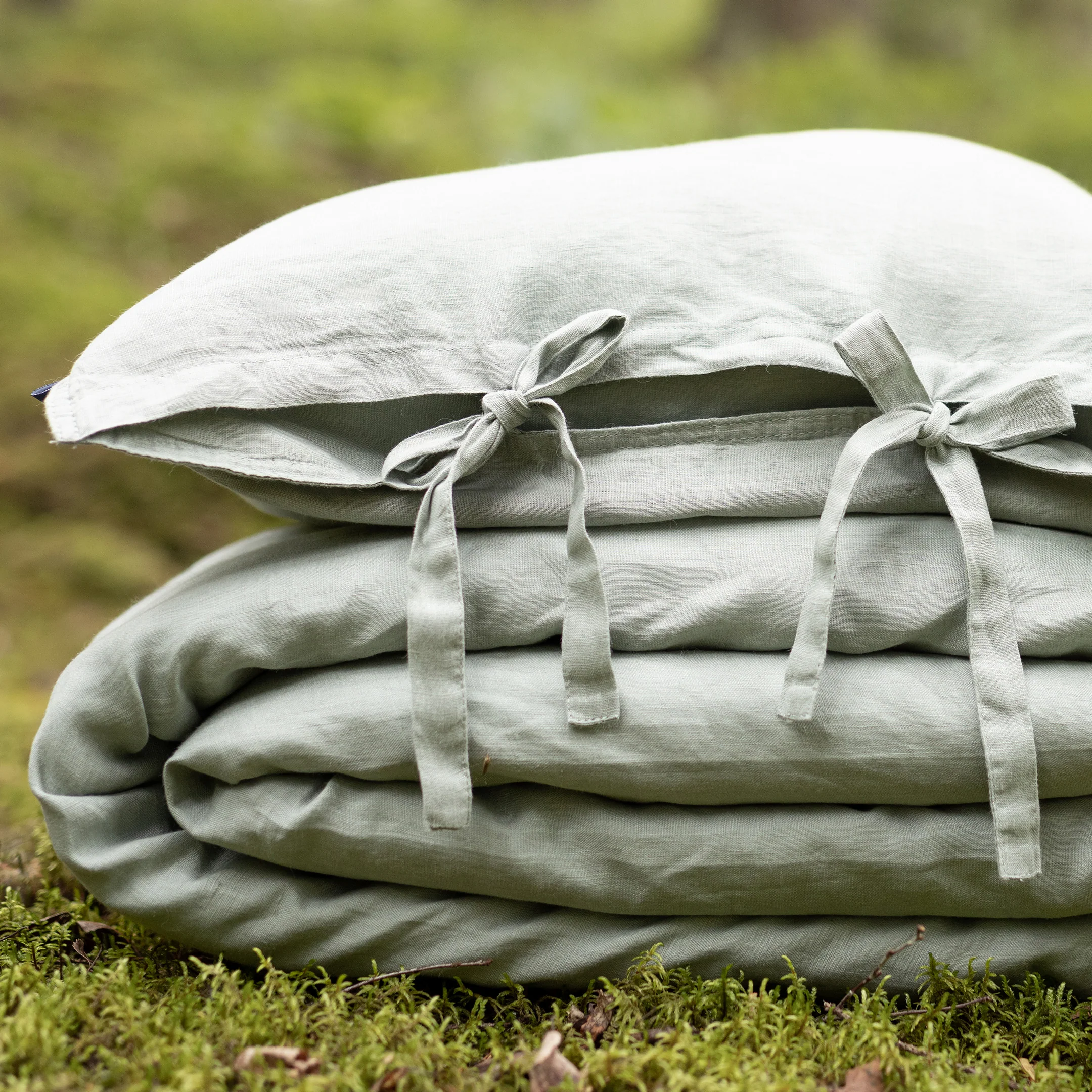 Linen pillowcase | sage - Image 3