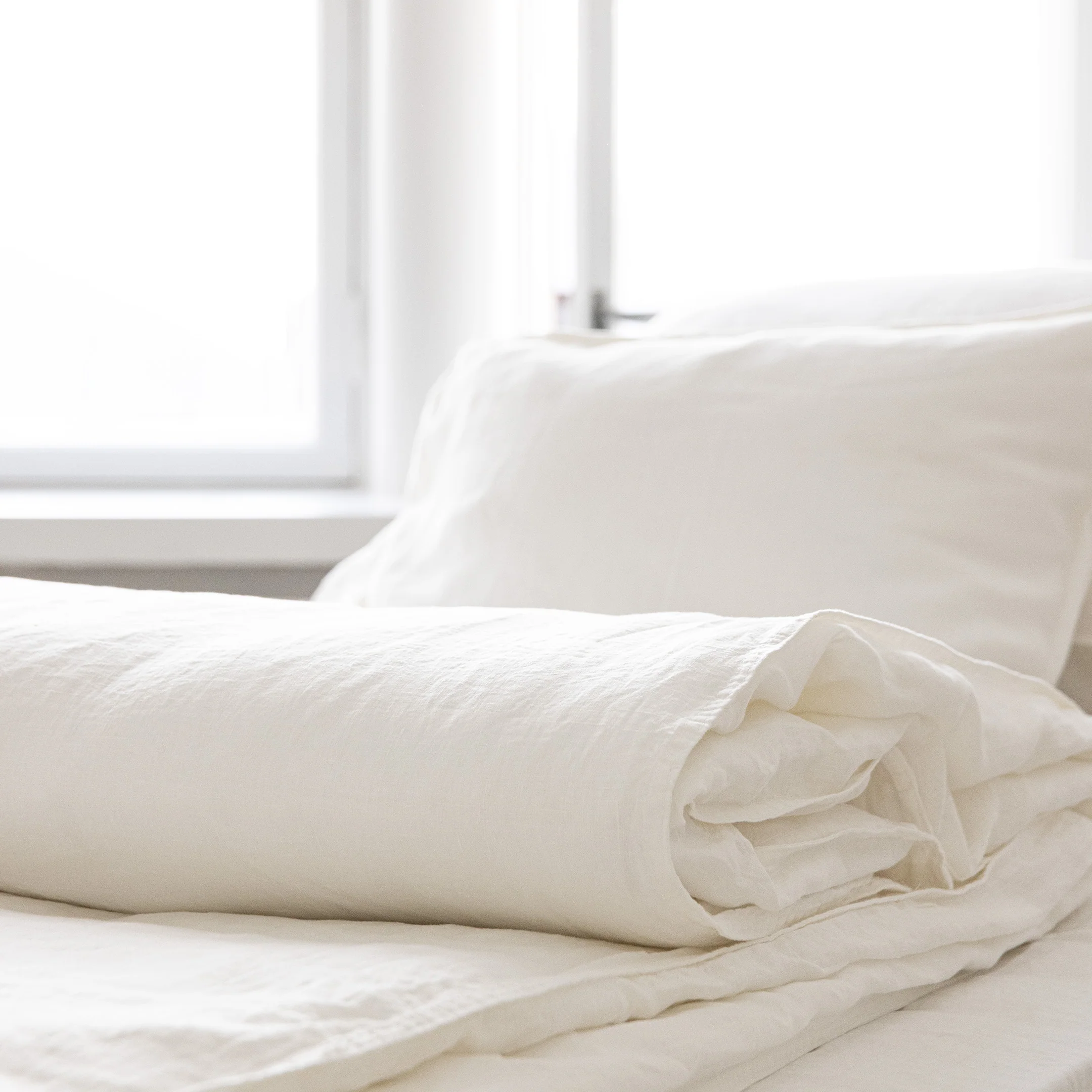 Linen pillowcase | white - Image 2