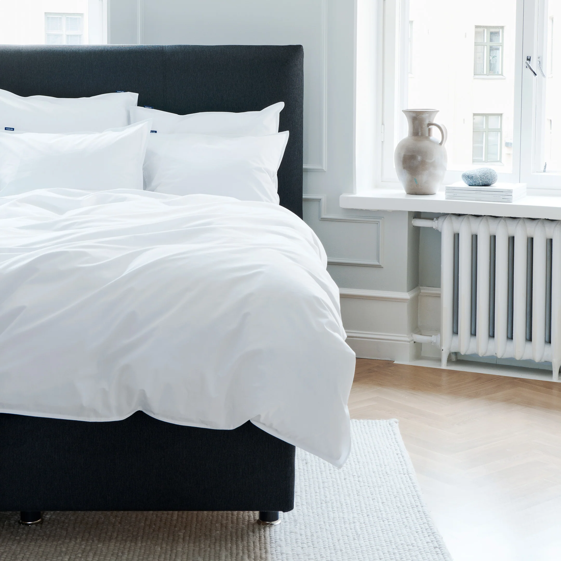 Percale duvet cover set | white - Image 3