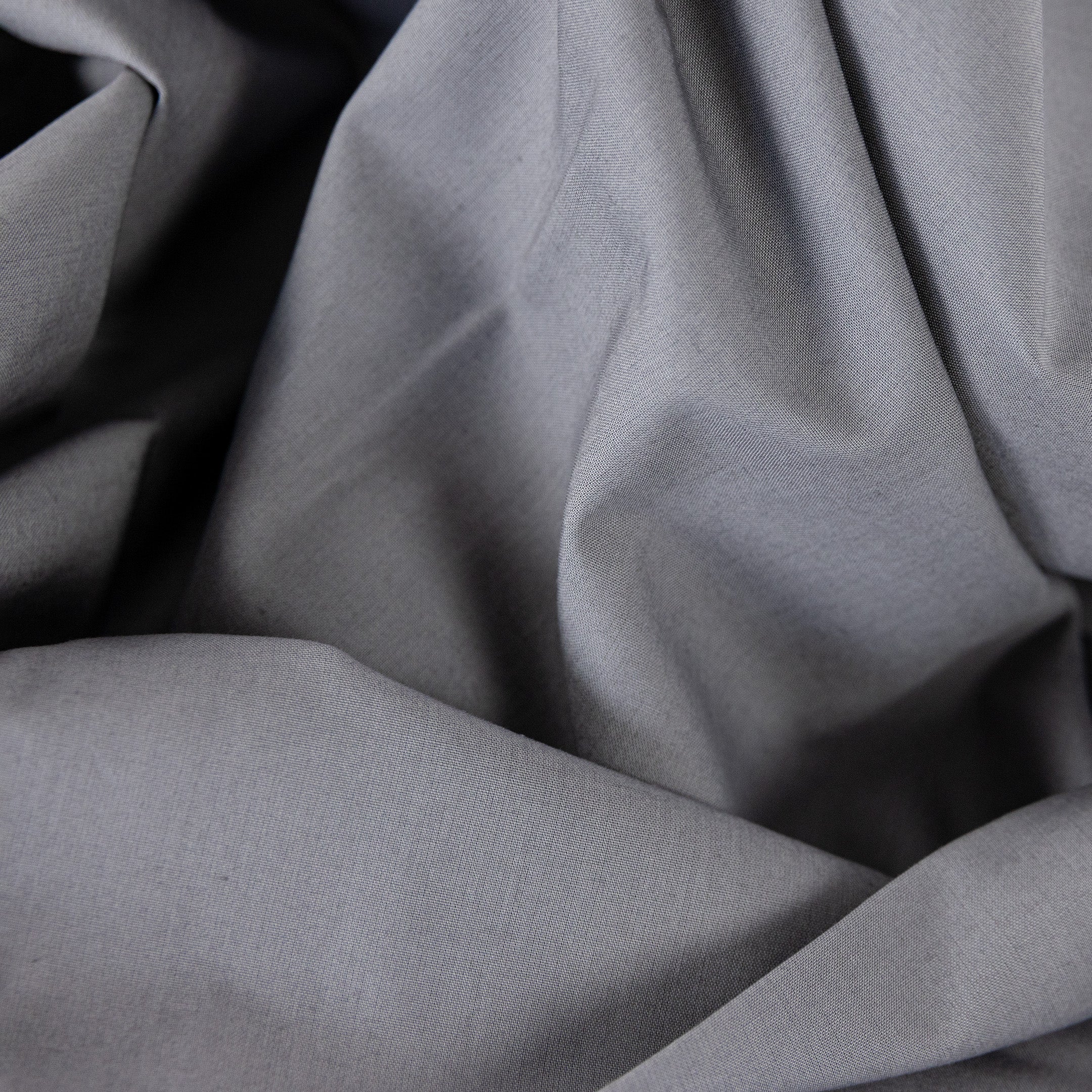 Percale Organic fitted sheet 80x200 cm | grey - Image 3