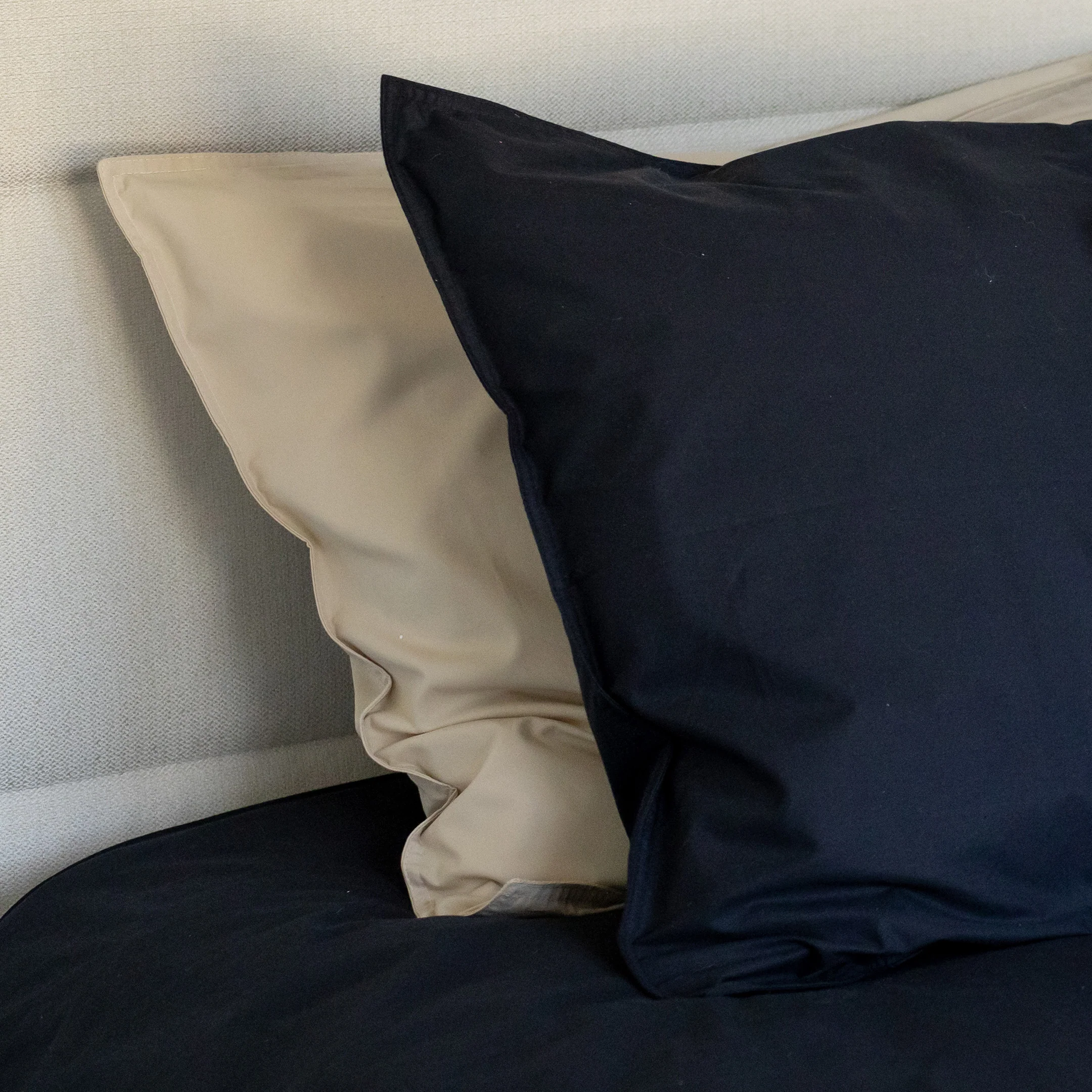 Percale duvet cover set | soot black - Image 4