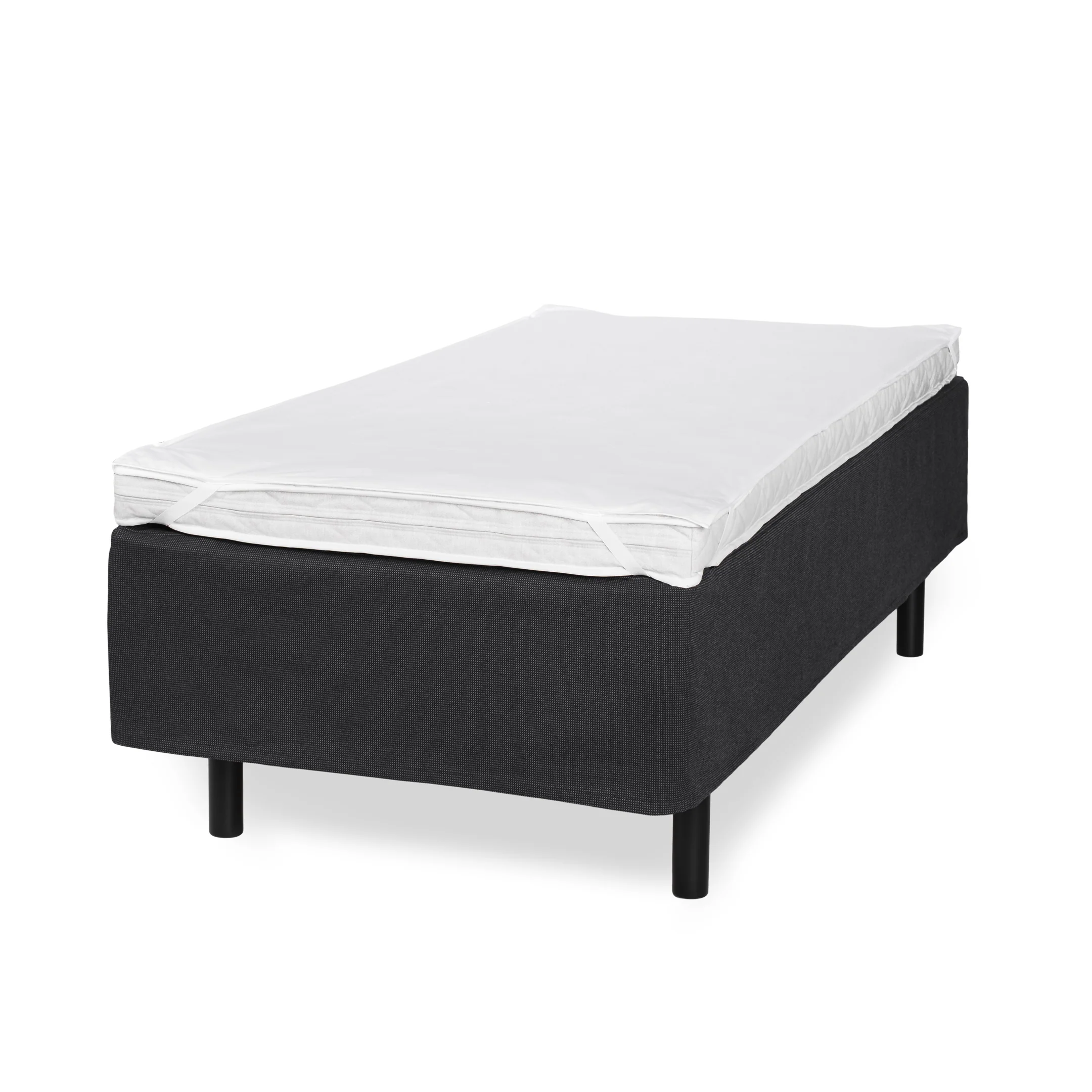 Single hotel bed bundle 100x210 cm | dark grey - Image 7