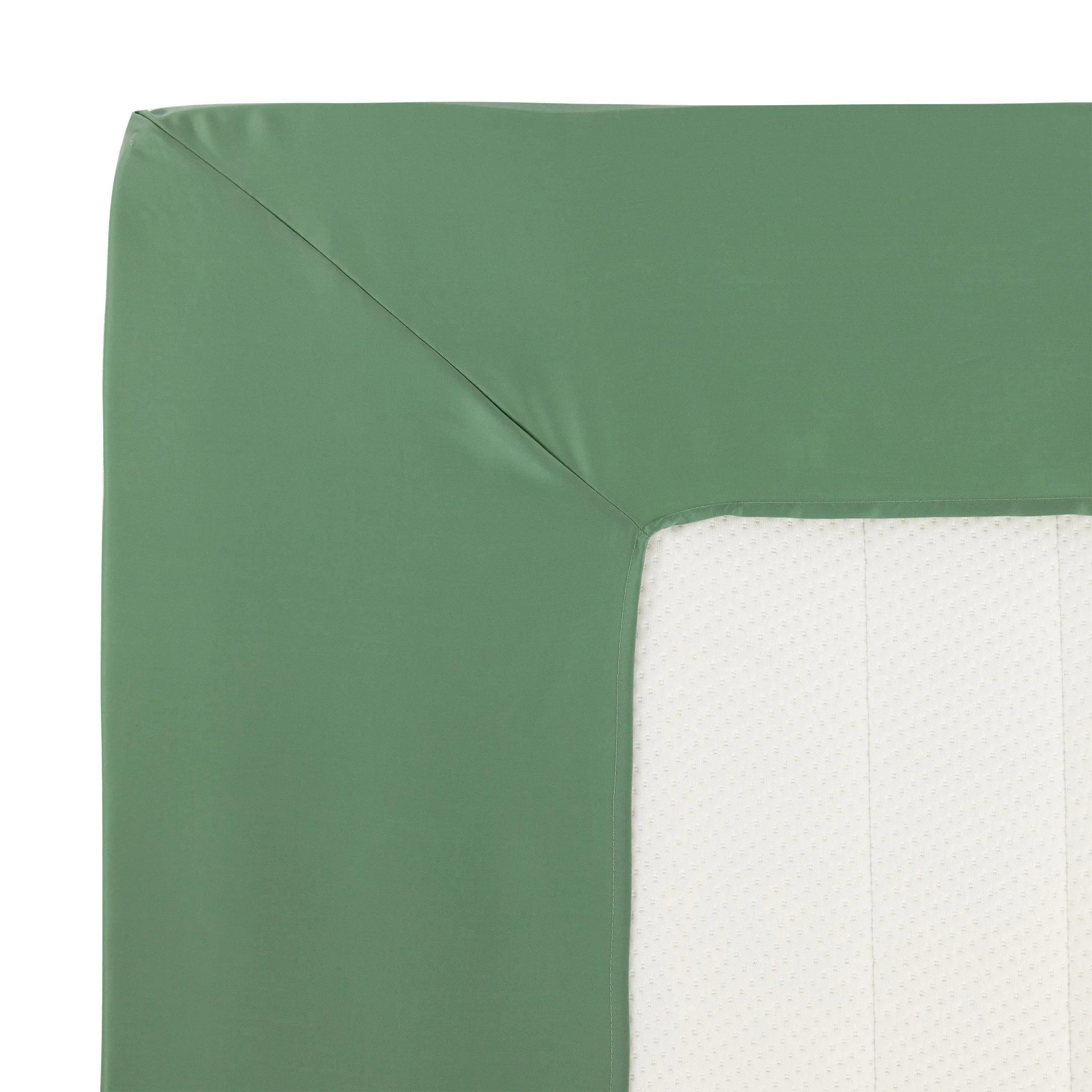 Tencel satin fitted sheet 80x200 cm | birch - Image 2