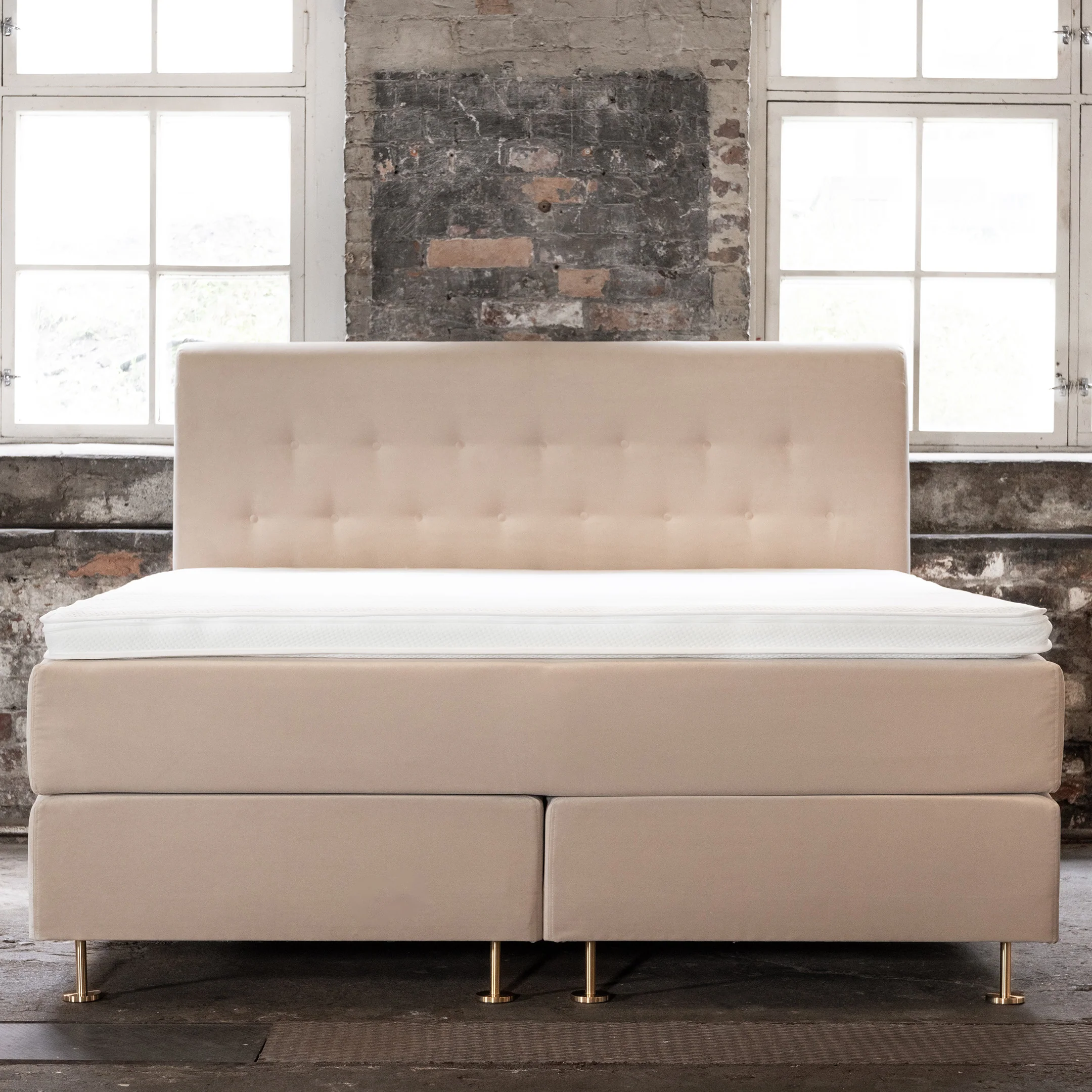 Velvet Lux headboard | beige - Image 4