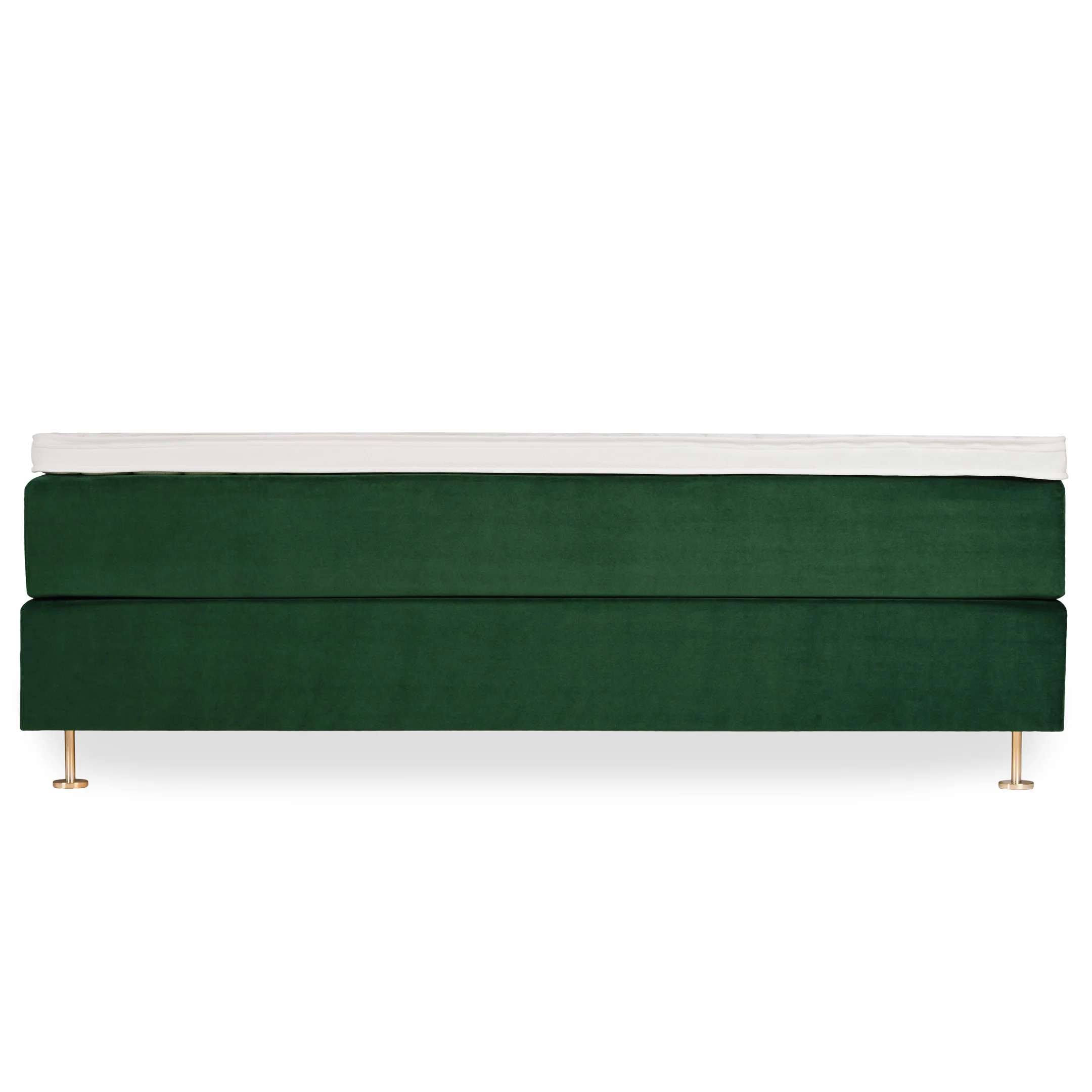 Velvet Lux continental bed bundle 180x200 cm | dark green - Image 10