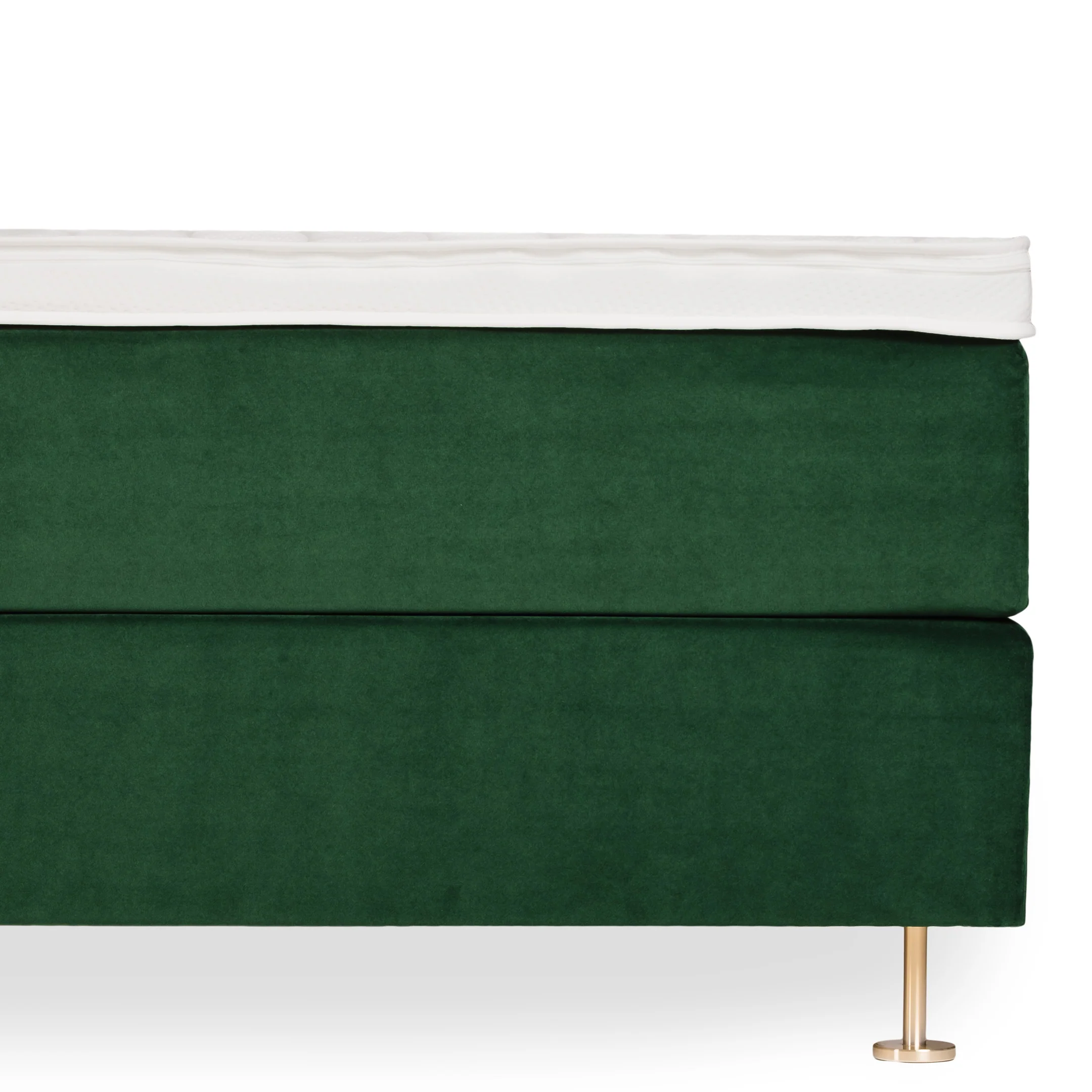Velvet Lux continental bed bundle 180x200 cm | dark green - Image 7