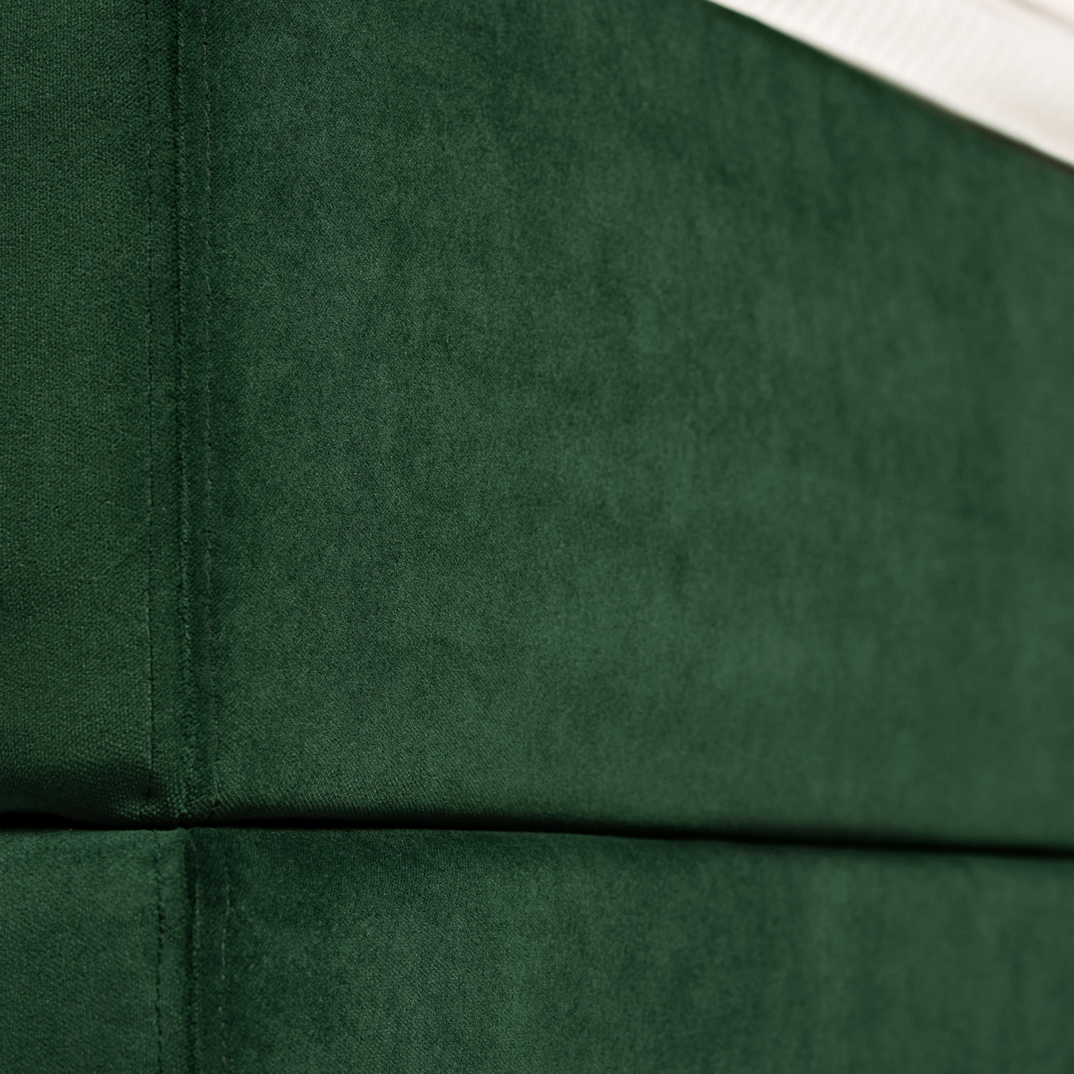 Velvet Lux continental bed bundle 180x200 cm | dark green - Image 8