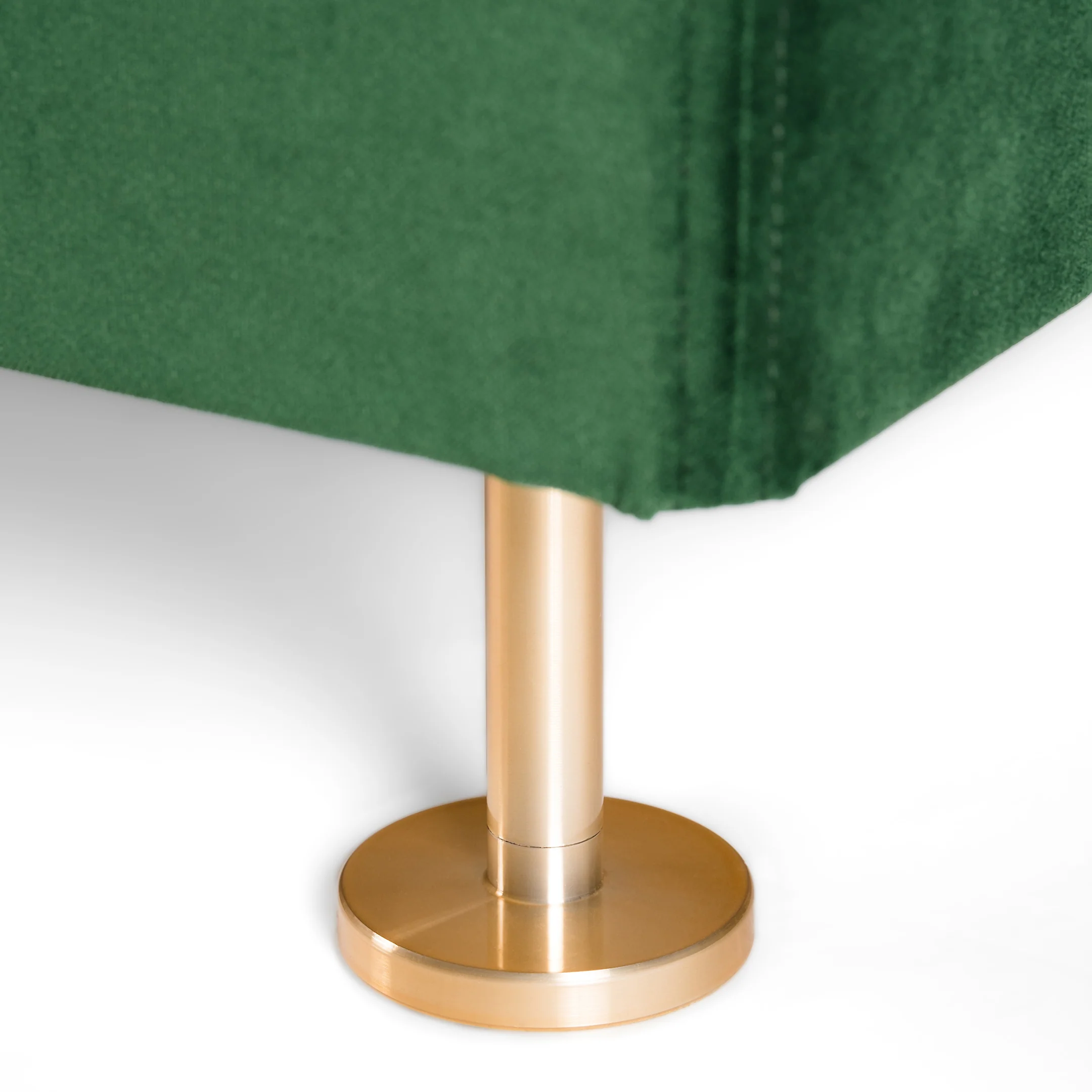 Velvet Lux continental bed bundle 180x200 cm | dark green - Image 9